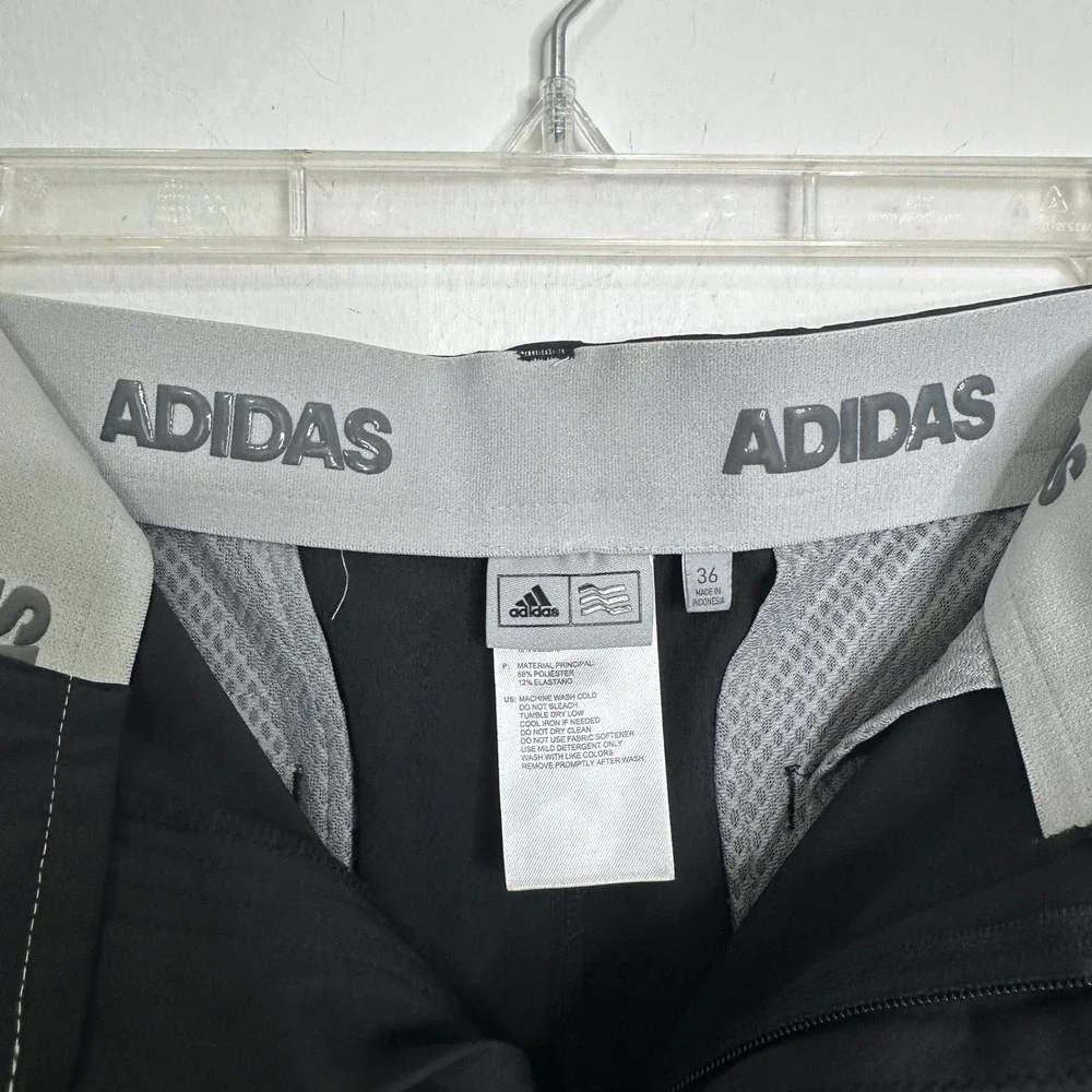 Adidas Mens Ultimate365 Golf Shorts Black Performance Stretch Size 36